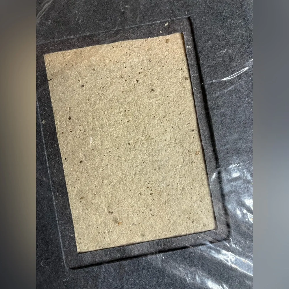 Handmade Natural Fiber Paper Table Top Photo Frame Mixed Media Paper EcoFriendly